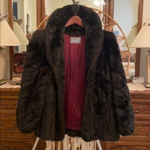 Vintage jordache faux fur jacket